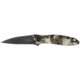 Kershaw Leek Assisted Opening Folding Knife, 3 in, 14C28N, Drop Point, Aluminum, Camo Handle, 1660KC