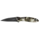 Kershaw Leek Assisted Opening Folding Knife, 3 in, 14C28N, Drop Point, Aluminum, Camo Handle, 1660KC