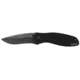 Kershaw Blur Assisted Open Folding Knife,3.4in Sandvik 14C28N BlackWash Steel Plain Blade,6061-T6 Anodized Aluminum Handle w/Trac-Tec Inserts