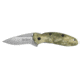 Kershaw Camo Scallion Cutting Knife, 2.28in. Blade, High Carbon Stainless Steel, Anodized Aluminum