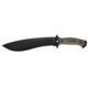 Kershaw Camp 10 Tan Fixed Blade Knife, 10in 65Mn Recurve Blade, Full Tang/Glass-Filled Nylon Handle, 1077TAN