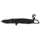 USED Kershaw Funxion EMT Assisted Folding Knife, 3in 8Cr13MoV Black Oxide Drop Point Blade, Black Molded Glass-Filled Nylon Handle, 8100, EDEMO1