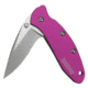 Kershaw K.O. Chive, Pink Aluminum Handle, Plain K1600PINK