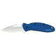Kershaw K.O. Scallion, Navy Blue Anodized Aluminum Handle, Plain K1620NB