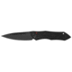 Kershaw Launch 6 Automatic Folding Knife, 3.75in CPM 154 Drop Point Blade, Cerakote Finish, Black Aluminum Handle, 7800BLK