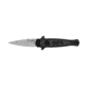 Kershaw Launch 12 Automatic Folding Knife, 2.4in, CPM 154, Spear Point Blade, Stonewashed Finish, Black Aluminum Handle, 7125