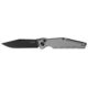 Kershaw Launch 7 Automatic Folding Knife, 3.75 in, CPM 154, Drop Point Blade, Cerakote Finish, Aluminum Gray Handle, 7900GRYBLK