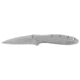 Kershaw Leek Assisted Opening Folding Knife, 3 in, 14C28N, Drop Point Blade, 410 Stainless Steel Handle, Box, 1660