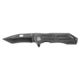 Kershaw Lifter Assisted Folding Knife, 3.5in 4Cr14 Blackwashed American Tanto Blade, Blackwashed Stainless Steel Handle, 1302BW