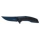Kershaw Outright Assisted Opening Folding Knife, 3in, 8Cr13MoV, Trailing Point Blade, Stainless Steel/G10 Overlay Front Handle, Blue, 8320
