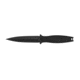 Kershaw Secret Agent Fixed Blade Knife, 4.4 in, 8Cr13MoV, Spear Point Blade, Rubberized Co-Molded Black Handle, 4007