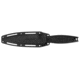 Kershaw Secret Agent Fixed Blade Knife, 4.4 in, 8Cr13MoV, Spear Point Blade, Rubberized Co-Molded Black Handle, 4007