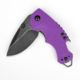 Kershaw Shuffle Folding Knife, 2.4in, 8Cr13MoV, Blackwashed Drop Point Blade, Glass-Filled Nylon, Purple Handle, Box, 8700PURBW