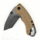 Kershaw Shuffle II Folding Knife, 2.6 in, 8Cr13MoV, Blackwashed Tanto Blade, FDE Glass-Filled Nylon Handle, Box, 8750TTANBW