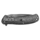 Kershaw Starter Folding Knife,3.4in, Blackwash Steel Handle 1301BW