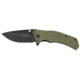 Kershaw Knockout, OD Aluminum Handle, Black Plain K1870OLBLK