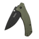 Kershaw Knockout, OD Aluminum Handle, Black Plain K1870OLBLK