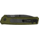 Kershaw Launch 22 Automatic Folding Knife, 3.45in, CPM MagnaCut Steel, Spear Point Blade, Aluminum, OD Green Handle, 7205