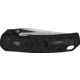 Kershaw Launch 23 Automatic Folding Knife, 3.30in, CPM 154, Trailing Point Blade, Aluminum, Black Handle, 7305