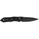 Kershaw Launch 6 Automatic Folding Knife, 3.75in CPM 154 Drop Point Blade, Cerakote Finish, Black Aluminum Handle, 7800BLK