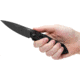 Kershaw Launch 6 Automatic Folding Knife, 3.75in CPM 154 Drop Point Blade, Cerakote Finish, Black Aluminum Handle, 7800BLK