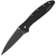 Kershaw Leek Assisted Opening Folding Knife, 3 in, Stainless Steel, Plain, Black Cerakote Stainless Handle, 1660CKTB
