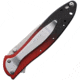 Kershaw Leek Assisted Opening Folding Knife, 3 in, CPM MagnaCut, Wharncliffe Blade, Stonewash Finish, Aluminum, Red/Black Gradient Handle, 1660GRD