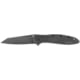 Kershaw Leek Assisted Opening Folding Knife, 3 in, Sandvik 14C28N Blade Steel, Reverse Tanto Blade, Stainless Steel, Blackwash Handle, 1660RBW