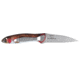 Kershaw Leek Trout EDC 3 Folding Drop Point Plain Bead Blasted 14C28N Steel Blade, Rainbow Trout w/UFI Coating Aluminum Handle, 1660TROUT