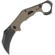Kershaw Outlier BW Tan A/O Folding Knife, 5in Closed, 2.63in Blackwash 8Cr13MoV Stainless Steel Blade, Tan GFN Handle, 2064TANBW