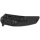Kershaw Outright Assisted Opening Folding Knife, 3 in, 8Cr13MoV, Black Finish, Trailing Point, Stainless Steel, Black Handle, 8320BLK