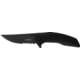 Kershaw Outright Assisted Opening Folding Knife, 3 in, 8Cr13MoV, Trailing Point Blade, G10, Black Handle, 8320BLKST