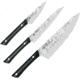 Kershaw Professional Kitchen Set Kitchen Knives, Black, HTS0370
