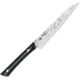 Kershaw Professional Utility Kitchen Knives, 10.5in Overall, 6in Hammered Finish Aus-6M SS Blade, Black Pom Handle, Full Tang, Black, HT7084