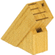 Kershaw Six Slot Slimline Block Kitchen Knives, Bamboo, Accommodates Up To 4 Pieces Of Kai Kitchen Cutlery, Two Large Slots And Two Medium Slots, Also Has A Slot For Honing Steel And Shears, DM0847