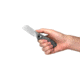 Kershaw Static Folding Knife, 2.8in Cleaver Blade, 8Cr13MoV Steel, Stainless Steel Handle 3445
