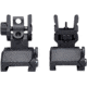 Kexuan 1 in Advanced Tactical Flip Up Front And Rear Sight Set, Aluminum, Black, MFLRS09
