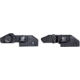 Kexuan 1 in Advanced Tactical Flip Up Front And Rear Sight Set, Aluminum, Black, MFLRS09