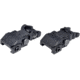 Kexuan 1 in Advanced Tactical Flip Up Front And Rear Sight Set, Aluminum, Black, MFLRS09