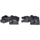 Kexuan 1 in Advanced Tactical Flip Up Front And Rear Sight Set, Aluminum, Black, MFLRS09
