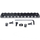 Kexuan 11 Slots M-LOK to Picatinny Rail Section, Polymer, Black, RL-PML11