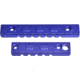 Kexuan 3 Piece M-LOK to Picatinny Rails; 2 x 3 Slots, 1 x 7 Slots, Aluminum, Purple, Purple, RLMLK1-PUR