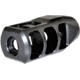 Kexuan Muzzle Brake 11/16x24, Steel, Black, For .450 Bushmaster Or Bull Barrel Thread, Black, MZ-18-07-B