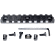 Kexuan 9 Slots M-LOK to Picatinny Adapter Rail, Polymer, Black, RL-PML9