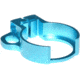 Kexuan Aluminum Receiver End Plate w/Dual Sling Clip Type Adapters for .223/5.56/.308 Buffer Tubes, Blue, ABTA13-BL
