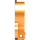 Kexuan Aluminum Receiver End Plate w/Dual Sling Clip Type Adapters for .223/5.56/.308 Buffer Tubes, Golden Orange, ABTA13-GD