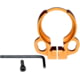 Kexuan Aluminum Receiver End Plate w/Dual Sling Clip Type Adapters for .223/5.56/.308 Buffer Tubes, Golden Orange, ABTA13-GD