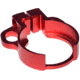 Kexuan Aluminum Receiver End Plate w/Dual Sling Clip Type Adapters for .223/5.56/.308 Buffer Tubes, Red, ABTA13-R