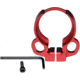 Kexuan Aluminum Receiver End Plate w/Dual Sling Clip Type Adapters for .223/5.56/.308 Buffer Tubes, Red, ABTA13-R