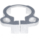 Kexuan Aluminum Receiver End Plate w/Dual Sling Clip Type Adapters for .223/5.56/.308 Buffer Tubes, Silver, ABTA13-S